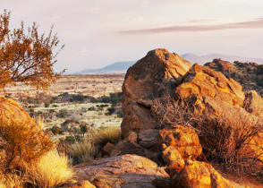 Namibian desert in Africa