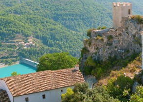 Guadalest Castle in Valencia, Spain