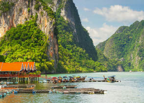 Phang Nga Bay in Thailand.