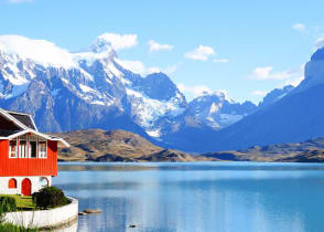 Pehoe Lake, Torres del Paine National Park, Chile