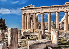 The Acropolis in Athens, Greece