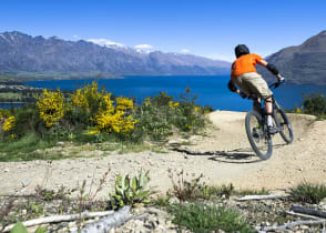 Mountain biking in Queenstown, New Zealand