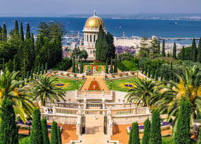 Bahai gardens in Haifa, Israel