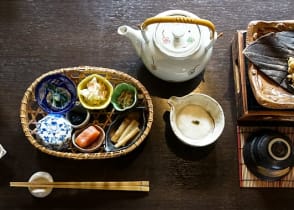 Ryokan appetizer dishes