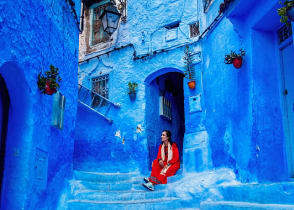 Chefchaouen, blue city in Morocco