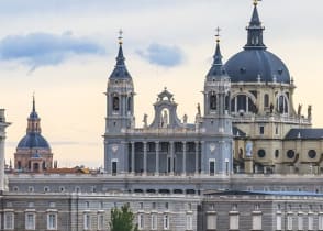 Majestic Almudena Cathedral, Madrid, Spain