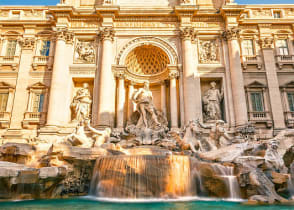 Trevi Fountain in Rome, Italy