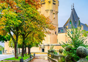 Alcazar Castle in Segovia, Spain.