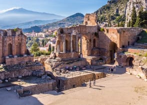 Taormina's Greek Theatre in Italy