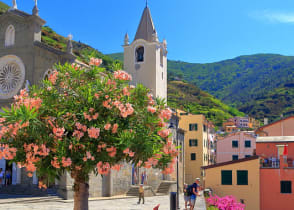 Church of San Giovanni Battista in Riomaggiore, Cinque Terre, Italy