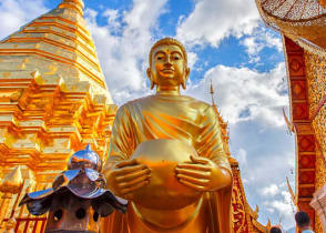 Wat Phra That doi Suthep in Chiang Mai, Thailand 