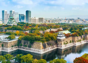 Osaka Castle in Japan