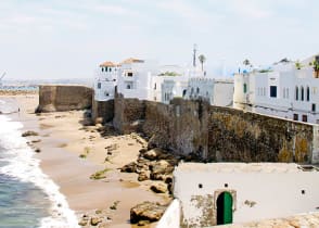  White berber houses in Asilah, Morocco