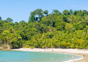 Paradise Tropical beach in San Antonio, Costa Rica. 