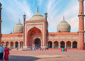 Jama Masjid Mosque in Delhi, India