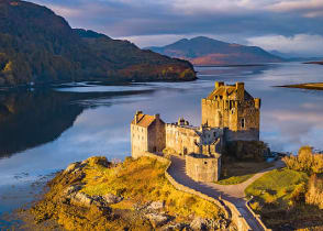 Eilean Donan Castle in the Scottish Highland, United Kingdom