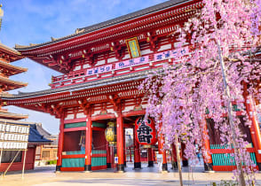 Sensoji Temple in Asakusa, Tokyo, Japan. 