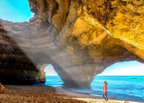 Benagil cave in Portimao, Portugal