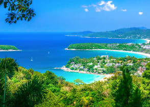 View of Karon beach in Phuket, Thailand