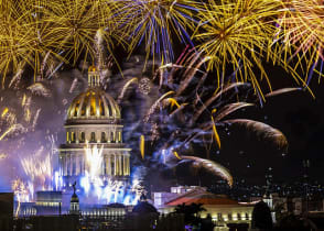 Fireworks over Havana, Cuba