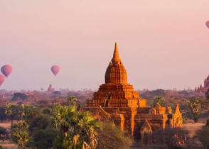 Temples of Bagan in the Mandalay region of Burma, Myanmar