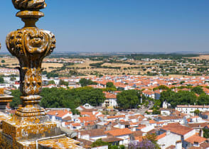 View from the balcony of the Sé Catedral de Évora, Portugal