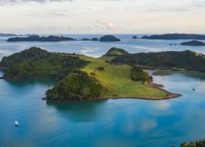 Paroa Bay in New Zealand.