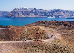 Nea Kameni Volcanic Park, Santorini, Greece