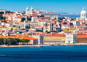 Lisbon Skyline in Portugal.