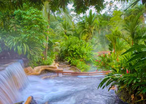 Natural hot springs in Costa Rica