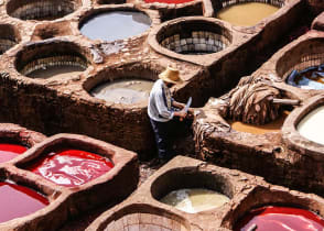 Morocco Fez Tannery 