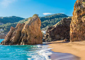 Beautiful beach in Costa Brava, Spain