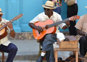 Cuban musician in Havana, Cuba.