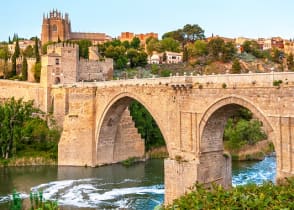 Stone Bridge in Toledo, Spain