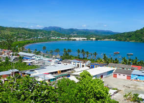 View of Baracoa in Cuba 