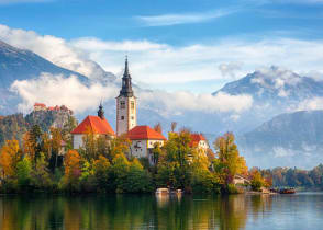 Bled Castle in Slovenia.