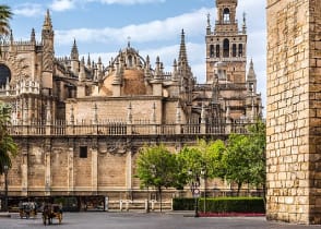 Seville cathedral in Spain 