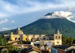 Antigua Guatemala at sunrise