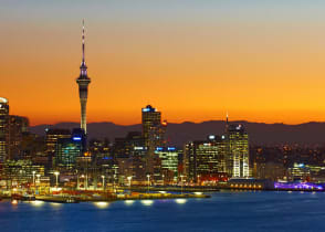 Auckland skyline. Photo courtesy of Chris McLennan / Tourism New Zealand