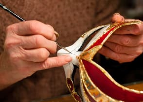 Venetian Carnival mask making in Italy