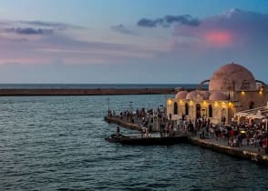 Chania is a beautiful resort town with a long history, Crete, Greece