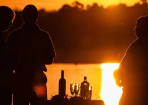 Sundowners in South Luangwa National Park, Zambia