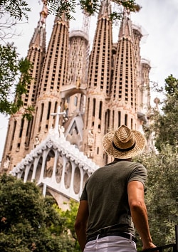 La Sagrada Familia in Barcelona, Spain