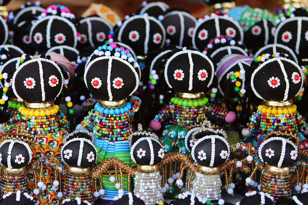 South African craft at a local market