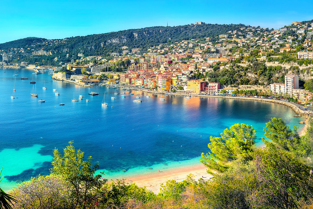 Villefranche-sur-Mer in the Provence-Alpes-Côte d'Azur region on the French Riviera