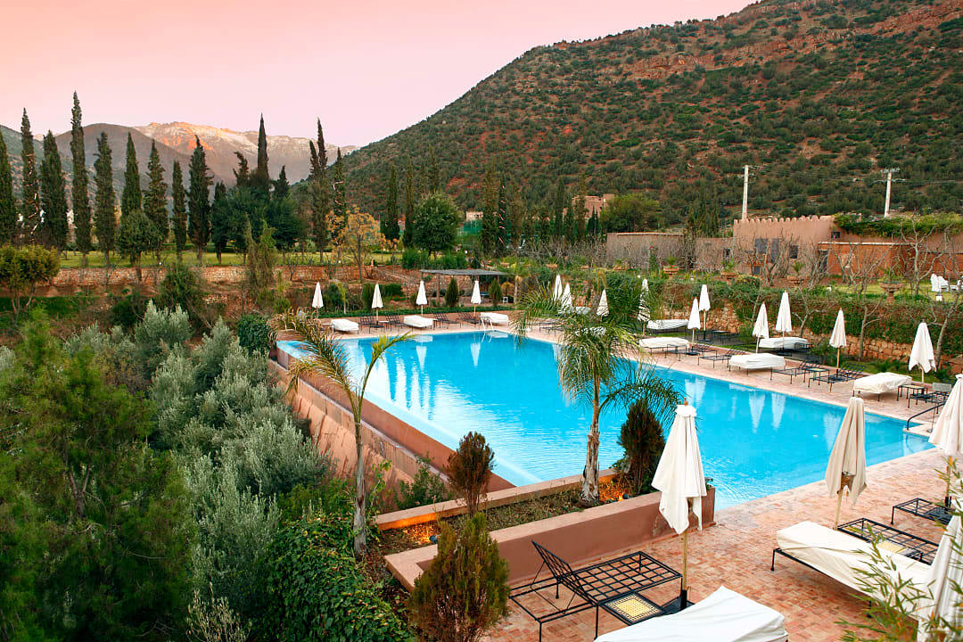 Resort in Atlas Mountains, Morocco.