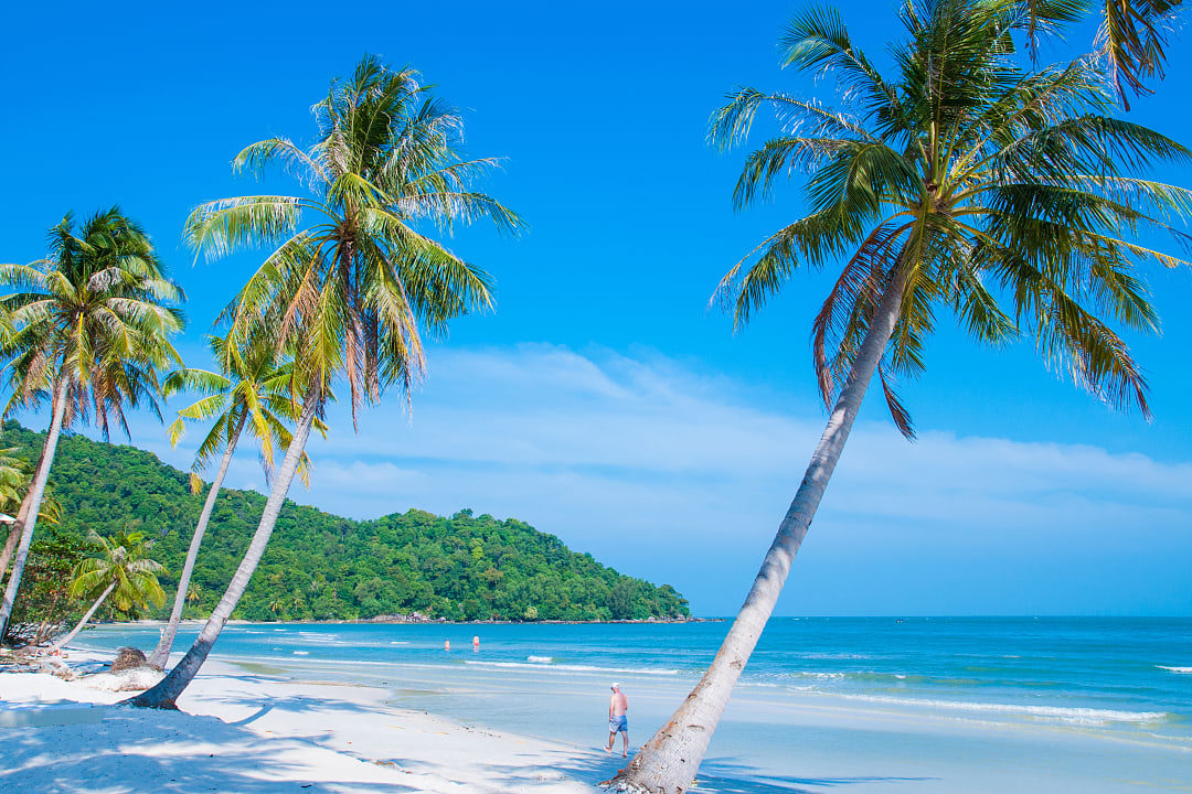 Tropical beach in Phu Quoc Island, Vietnam