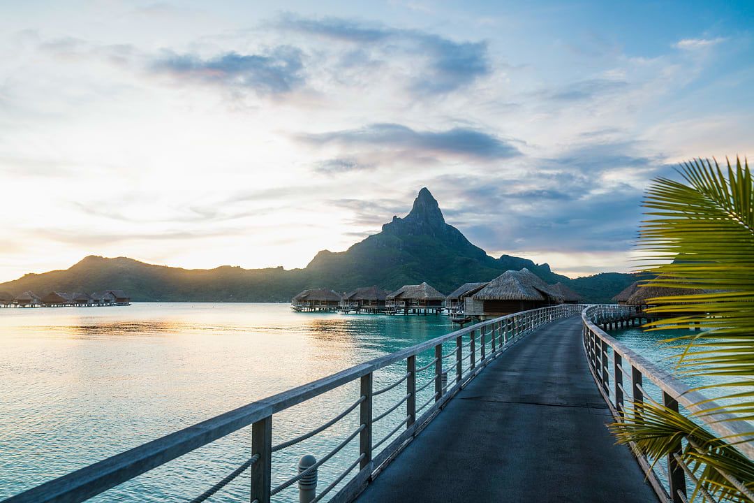 Resort in Bora Bora.
