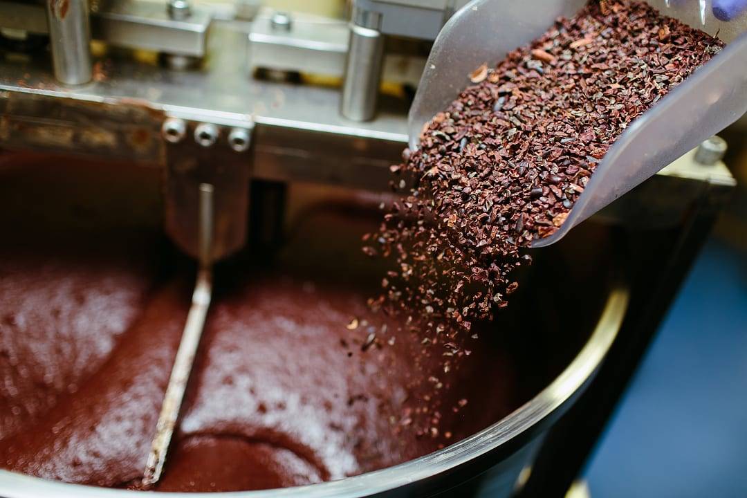 Chocolate making class in Mendoza, Argentina.