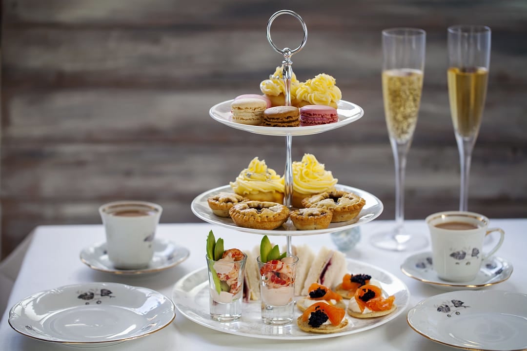 Afternoon tea in London, England. 